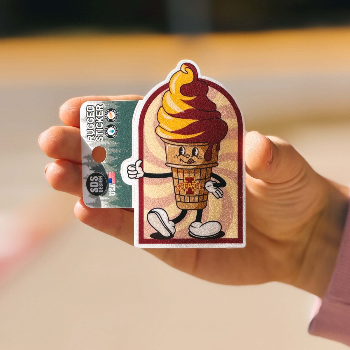 Clone Cone Rugged Sticker 3-5-inch
